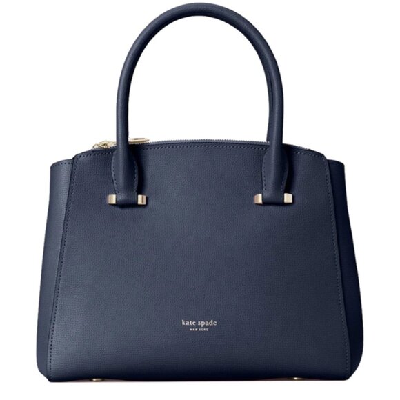 kate spade Handbags - Kate Spade Sydney Small Double-Zip Blazer Blue Satchel Bag